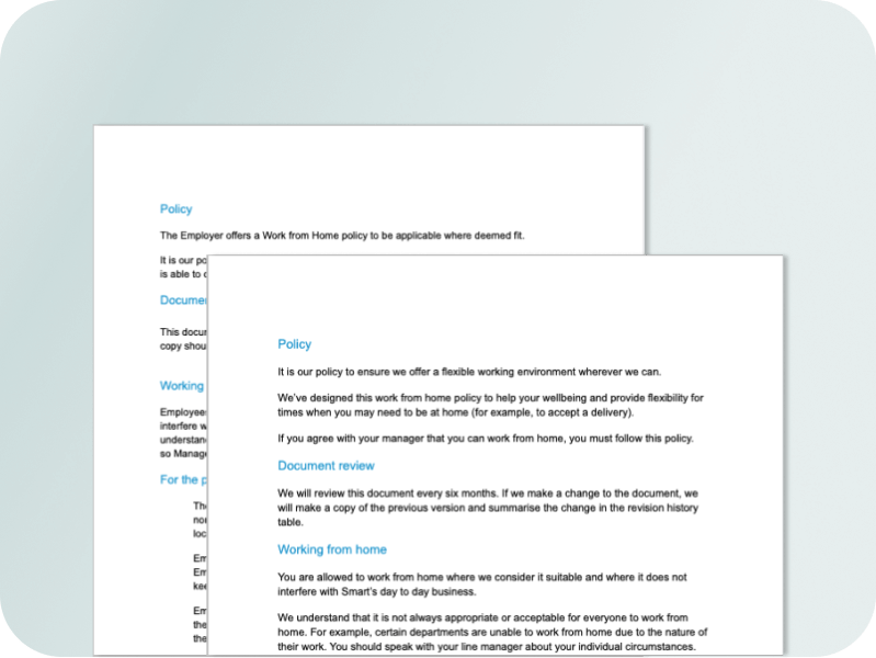 Plain English policy&nbsp;documents